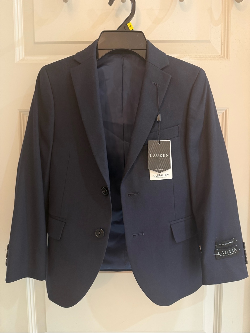 NWT Lauren Ralph Lauren Bloxbury Navy Suit Jacket Blazer UltraFlex Size 8R